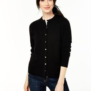 Charter Club black button rayon cardigan size XS